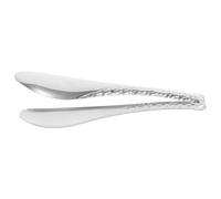 Pinzas Versátiles de Acero Inoxidable, para Buffet y Barbacoa | Resistentes al Calor, Aptas para Lavavajillas, Agarre Cómodo, Uso en Bufets y Parrillas, Color Plata