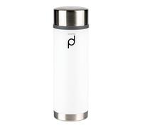 Pioneer Aislado al vacío a Prueba de Fugas drinkpod cápsula matraz 8 Horas Caliente, 24 Horas frío, 350 CC, Acero Inoxidable, Blanco, 21 x 7 x 7 cm
