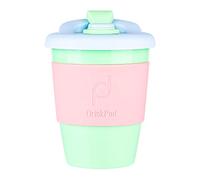 Pioneer DrinkPod Taza de café reutilizable sin BPA 340 ml 12 oz taza de plástico de viaje - GREEN DREAM, VERDE