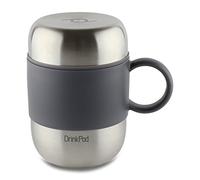 Pioneer Flasks Drink Pod Termo de Acero Inoxidable con Aislamiento al Vacío a Prueba de Fugas DrinkPod 6 Horas de Calor 24 Horas de Frío, De Plata, 0,28 Litros, LGB-280SS