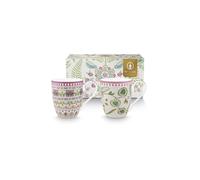 PIP STUDIO Juego de 2 tazas con asa XLarge LILY & LOTUS 450ml morado