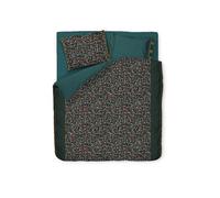 PIP STUDIO Percal Juego de Cama MIDNIGHT GARDEN 2x 70x90cm / 200x200cm Verde verde oscuro