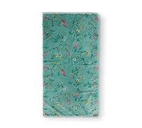 Pip Studio Toalla de ducha Les Fleurs | verde - 70 x 140
