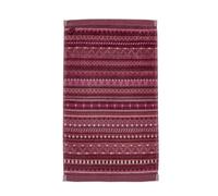 Pip Studio Toalla de mano con estampado geométrico, color rosa oscuro, 55 x 100 cm (1 unidad)
