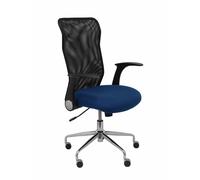 PIQUERAS Y CRESPO Minaya Silla de Oficina Azul Marino y Negro