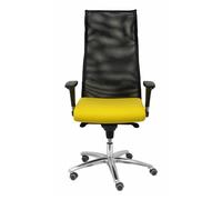 Piqueras y crespo Sahúco XL Asiento Amarillo y Respaldo de Malla Negro