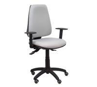 PIQUERAS Y CRESPO Silla de oficina Elche con mecanismo asíncrono y brazos regulables, Gris