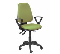 Silla Elche S bali verde oliva brazos fijos