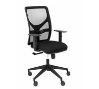 Piqueras y Crespo Silla de oficina Motilla I840B10 malla negra asiento Bali negro brazo regulable