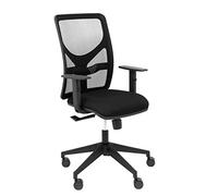 Piqueras y Crespo Silla de oficina Motilla I840B10 malla negra asiento Bali negro brazo regulable