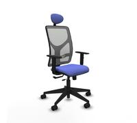 PIQUERAS Y CRESPO Silla de oficina Motilla Sincro/Traslack Azul claro/Gris