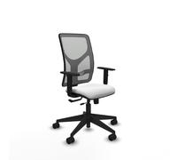 PIQUERAS Y CRESPO Silla de oficina Motilla Sincro/Traslack Blanco/Gris