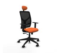 PIQUERAS Y CRESPO Silla de oficina Motilla Sincro/Traslack Naranja/Negro