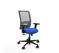 PIQUERAS Y CRESPO Silla de oficina Zulema, Mecanismo Sincro, Azul/Gris