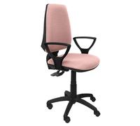 PIQUERAS Y CRESPO Silla Elche con mecanismo asíncrono, brazos fijos, Rosa pálido