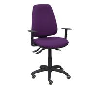 Piqueras y Crespo Silla Elche S Bali morado brazos regulables ruedas de parquet