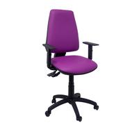 PIQUERAS Y CRESPO Silla Elche con mecanismo sincro y brazos regulables, Morado