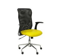 PIQUERAS Y CRESPO Silla Minaya Amarillo y Negro con Brazos Abatibles