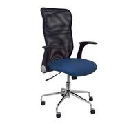 PIQUERAS Y CRESPO Silla Minaya Azul Marino y Negro con Brazos Abatibles