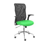 PIQUERAS Y CRESPO Silla Minaya con brazos abatibles, mecanismo basculante y asiento color pistacho