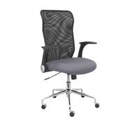 Silla Minaya respaldo malla negro asiento bali gris
