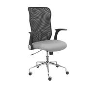 Piqueras y Crespo Silla Minaya respaldo malla negro asiento Bali gris claro