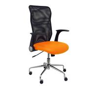 PIQUERAS Y CRESPO Silla Minaya con mecanismo Basculante, asiento Naranja y respaldo Negro