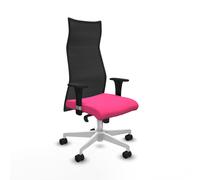 PIQUERAS Y CRESPO Sillón Albacete con Mecanismo Sincro, Rosa y Negro