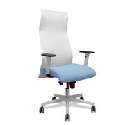 PIQUERAS Y CRESPO Sillón Albacete Sahuco Azul Cielo y Blanco