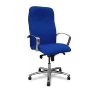 PIQUERAS Y CRESPO Sillón Caudete Azul con Mecanismo Basculante y Base de Aluminio