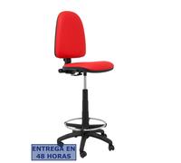 PIQUERAS Y CRESPO Taburete Aýna Rojo Similpiel