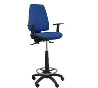 Taburete Elche S bali azul marino brazos regulables