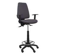 Taburete Elche S bali gris oscuro brazos regulables
