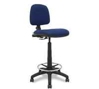 PIQUERAS Y CRESPO: Asiento acolchado, respaldo acolchado, azul, azul, textil, espuma, poliuretano, cloruro de polivinilo (PVC), textil, espuma, poliuretano (PU), cloruro de polivinilo (PVC)