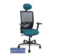 Piqueras Y Crespo Zulema Silla de Oficina Sincro Verde Petróleo y Negro