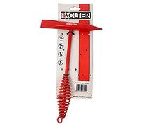 Piqueta Metálica Solter - Mango en Espiral Antivibración - Cincel Plano y Cónico - Acero de Alta Resistencia - Ideal para Soldadura Profesional y Aficionados