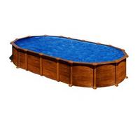 Piscina Amazonia Gre Oval Acabado Madera Vigas Subterráneas Filtro Arena - 730x375