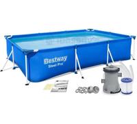Piscina Bestway® Steel Pro™ 56411, 300x201x66 cm, con depuradora de cartucho