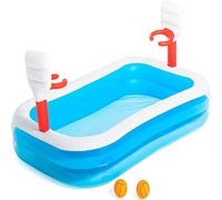 Piscina con canastas 251x168x102 cm 54122