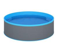 Piscina De Chapoteo Gris 350x90 Cm Vidaxl