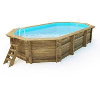 Piscina de madera "brazilia 130" 5,86 x 3,86 x 1,31 m