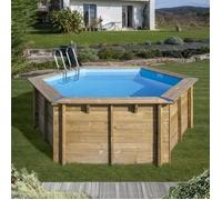 Gre Piscina Redonda Madera Vanille 2 400X119 cm 800002