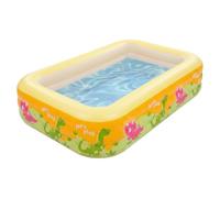 Piscina de natación inflable | Large Family PVC Rectangular piscina | Kids | Piscina de natación inflable | Large Family PVC Rectangular piscina | Niños y adultos Piscina al aire libre