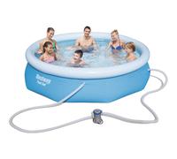 Bestway Piscina Hinchable Redonda Fast Set 305x76 cm con Depuradora 1249 l/h 3200 l