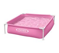 Piscina Desmontable Cuadrada Mini Frame 122x122x30 Cm, Rosa