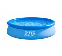 Piscina Desmontable Intex Easy Set Redonda con Depuradora C530, Aro Hinchable, PVC 3 Capas Super-Tough, Válvula de Drenaje - 2,44 m / 3,05 m / 3,66 m 3,05 × 0,76 m
