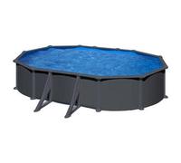 Piscina Desmontable ovalada color antracita 500 x 300 x 132cm de acero GRE - CD Talla única