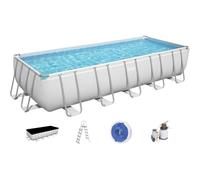 Piscina Desmontable Rectangular 640x274x132 cm. Power Steel Bestway 5612B