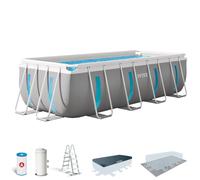 Piscina desmontable rectangular prism frame clearview 4 metros con depuradora