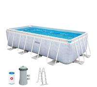 Piscina desmontable rectangular prism frame premium 6.836 litros con depuradora
